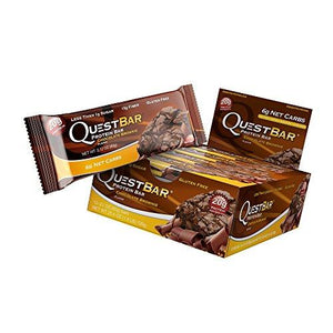 Protein Bar Chocolate Brownie 20G Protein 5G Net Carbs 180 Cals High Protein Bars Low Carb Bars Gluten Free Soy Free 2.1 Oz Bar 12 Count