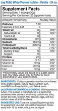 GrassFed Whey Protein Isolate Powder Outrageously Delicious Vanilla 23 Servings 24 Oz