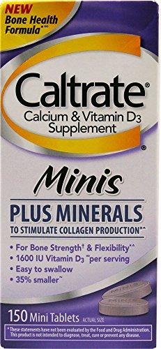 Caltrate Minis Calcium Vitamin D3 Tablets 150 Ct Pack Of 2