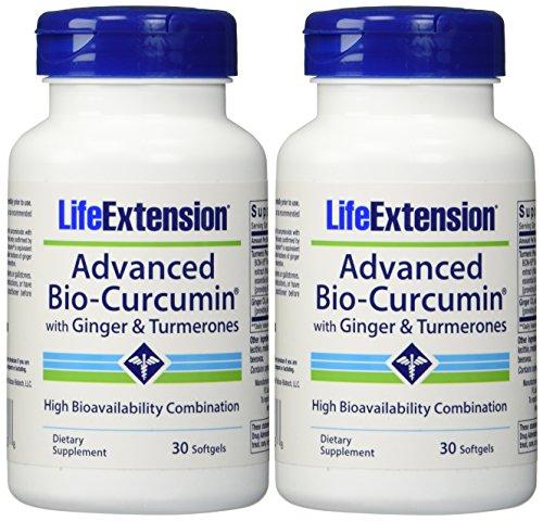 Advanced Biocurcumin With Ginger And Turmerones 30 Softgels 2Pack