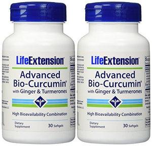 Advanced Biocurcumin With Ginger And Turmerones 30 Softgels 2Pack