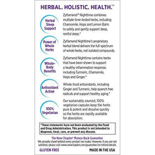 Sleep Aid – Zyflamend Nighttime For Sleep Support With Turmeric + Valerian Root + Lemon Balm + Holy Basil – 60 Ct Vegetarian Capsules