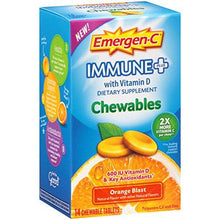 Emergenc Immune+ Dietary Supplement Orange Blast Flavor 14Count Chewables