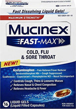 Fastmax Cold Flu Sore Throat Liquid Gels 16Ct