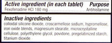 Adult 24 Hour Allergy Tablets 180Mg 140 Tablets
