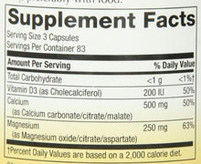 Calcium Magnesium And Vitamin D 250 Capsules