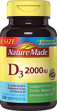 Vitamin D3 2000 I.U. Liquid Softgels 250Count