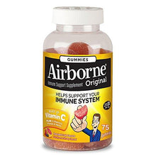 Airborne Assorted Fruit Flavored Gummies 75 Count Vitamin C Plus Minerals Herbs Immune Support