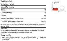 Super Ubiquinol Coq10 With Enhanced Mitochondrial Support 200Mg 30 Softgels