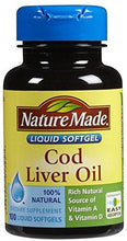 Cod Liver Oil Softgels 100 Ct
