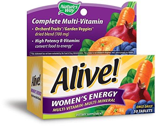 Alive! Energy Tablets 50 Count