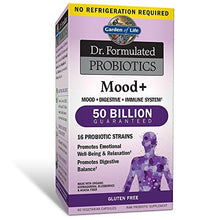 Probiotic And Mood Supplement Dr. Formulated Mood+ For Digestive And Gut Health Shelf Stable 60 Capsules