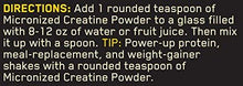 Creatine Powder Unflavored 600G