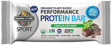 Organic Sport Protein Bar Vegan Chocolate Mint 12 Count