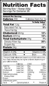 Oats And Whey Protein Powder Naturally Flavored Vanilla Bean 3 Pound