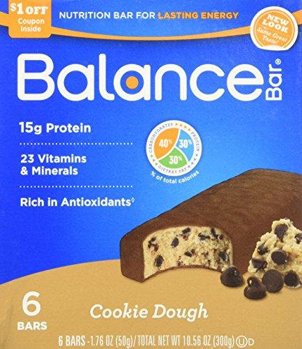 Balance Cookie Dough Nutrition Energy Bar 6 Count