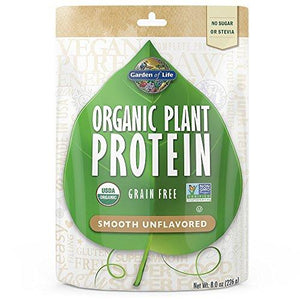 Organic Protein Powder Vegan Plantbased Protein Powder Sugar Free Unflavored 8.0Oz 226G Powder