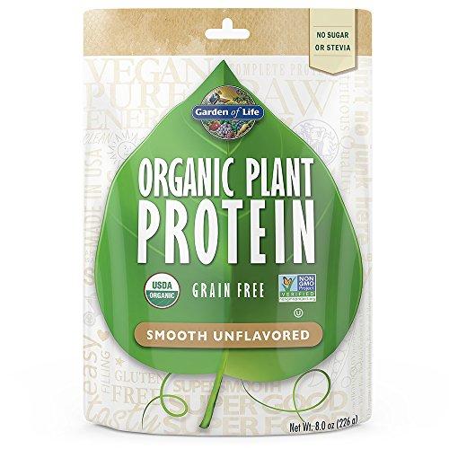 Organic Protein Powder Vegan Plantbased Protein Powder Sugar Free Unflavored 8.0Oz 226G Powder