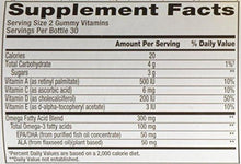 Omega 3 Gummy Vitamins For Adults Natural Berry Lemonade Flavors 60 Each Pack Of 3