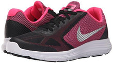 Girls Revolution 3 Running Shoe Gs Blackmetc Silverhyper Pinkwhite 6 M US Big Kid