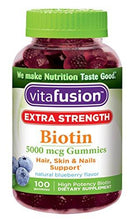 Extra Strength Biotin Gummies 100 Count