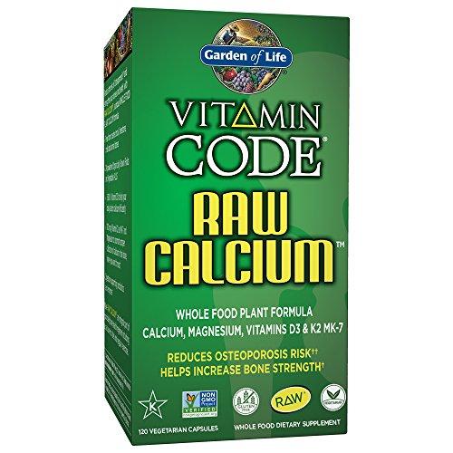 Raw Calcium Supplement Vitamin Code Whole Food Calcium Vitamin For Bone Health Vegetarian 120 Capsules