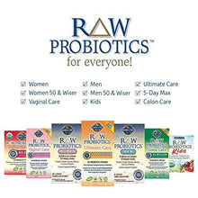 Raw Probiotics 5Day Max Care Powder Banana Flavor Acidophilus Probiotic Support For Digestive And Immune System Gluten Soy Gmofree Certified Organic 2.4 Oz