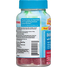 Emergenc Immune+ Gummies Immune System Support With 500Mg Vitamin C Dietary Supplement Caffeine Free Gluten Free Raspberry 45 Count