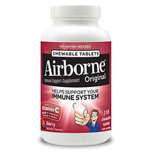 Airborne Berry Chewable Tablets 116 Count 1000Mg Of Vitamin C Immune Support Supplement