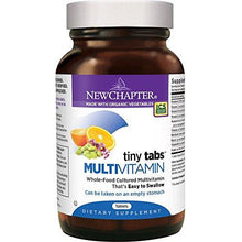 Tiny Tabs Multivitamin With Fermented Priobiotics + Whole Foods + Vitamin D3 + B Vitamins + Organic NonGmo Ingredients 192 Ct
