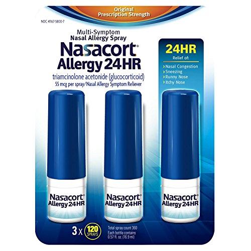Allergy 24Hr Nondrip Nasal Spray 120 Sprays 3 Pk. Pack Of 6