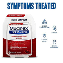Fastmax Severe Congestion Cough Caplets 20Ct