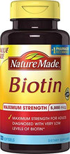 Maximum Strength Biotin Value Size Liquid Softgel 5000 Mcg 120 Count