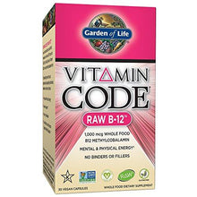 Vitamin B12 Vitamin Code Raw B12 Whole Food Supplement 1000 Mcg Vegan 30 Capsules