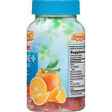 Emergenc Immune+ Gummies Immune System Support With 500Mg Vitamin C Dietary Supplement Caffeine Free Gluten Free Super Orange 45 Count