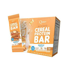 Beyond Cereal Protein Bar Waffle Flavor 12G Protein 3G Net Carbs 110 Cals 1.34Oz Bar 15 Count Breakfast Bars Low Carbs Bars Gluten Free Soy Free