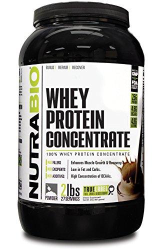 Nutrabio Whey Protein Concentrate Wpc80 Chocolate 2 Pounds