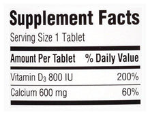 Caltrate 600+D3 Calcium And Vitamin D Supplement Tablet 600 Mg 200 Count
