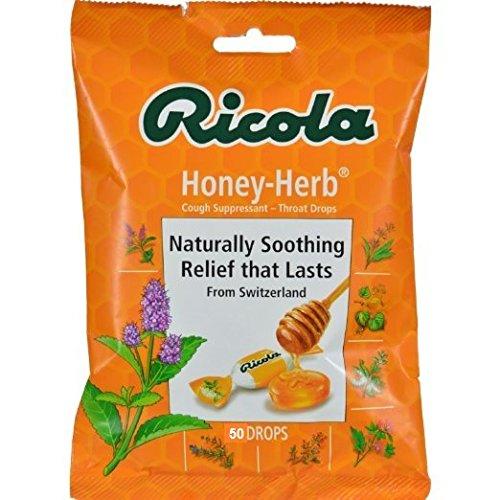 Cough Suppressant Throat Drop Honeyherb 50Count