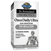 Dr. Formulated Adult Probiotics Once Daily Ultra Acidophilus Probiotic Supports Colon Digestion Immune System Gluten Soyfree Nongmo 30 Vegetarian Capsules