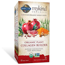 Organic Plant Collagen Vegan Mykind Collagen Builder For Hair Skin And Nail Health 60 Tablets