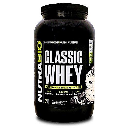 Nutrabio Classic Whey Protein Cookies And Cream 2 Lbs.