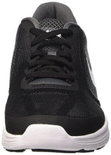 Boys Revolution 3 Gs Running Shoe Dark Grey/WhiteBlackPure Platinum 4.5Y