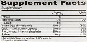 Vitafusion Calcium With Vitamin D3 2 100 Count Bottles 200 Gummies Total