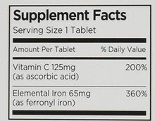 Vitronc High Potency Iron Supplement Tablets 60 Ct Pack Of 2