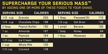 Serious Mass Gainer Protein Powder Chocolate Peanut Butter 6 Pound