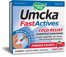 Umcka Fastactives Cherry Coldcare 10Count