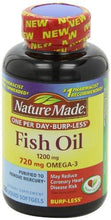 Fish Oil 1200Mg 720 Mg Omega3 120Count One Per Day