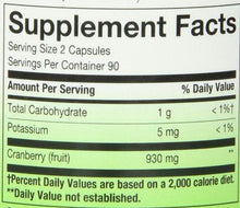Cranberry Fruit 180 Vcaps