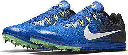 Zoom Rival D 9 Track Spike Hyper Cobalt/White/Black/Ghost Green Size 8.5 M Us